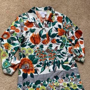 Gorgeous LINEN Button up dress Peck&Peck